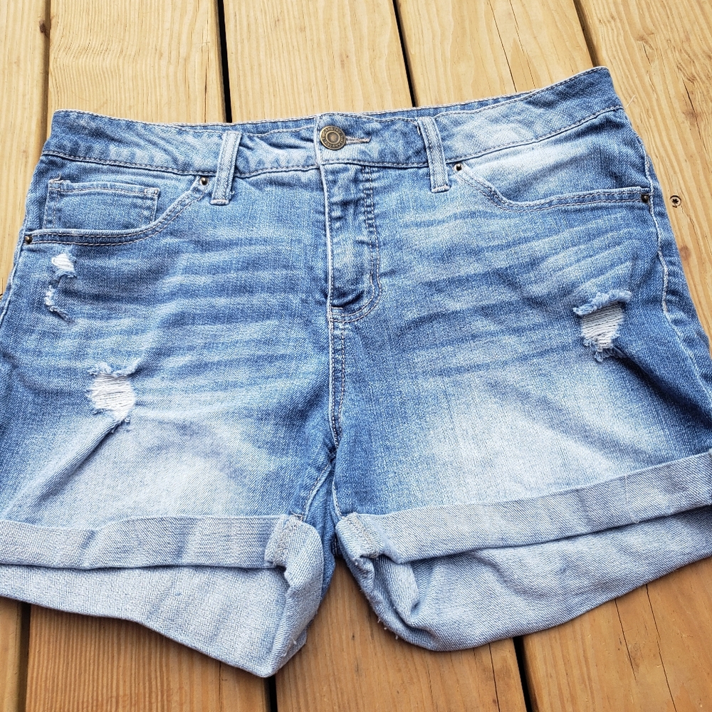 Denim shorts